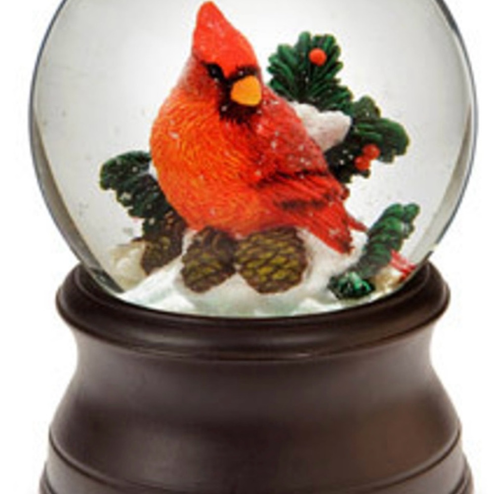 San Francisco Music Box Company Cardinal Snow Globe - Picture 1 of 3